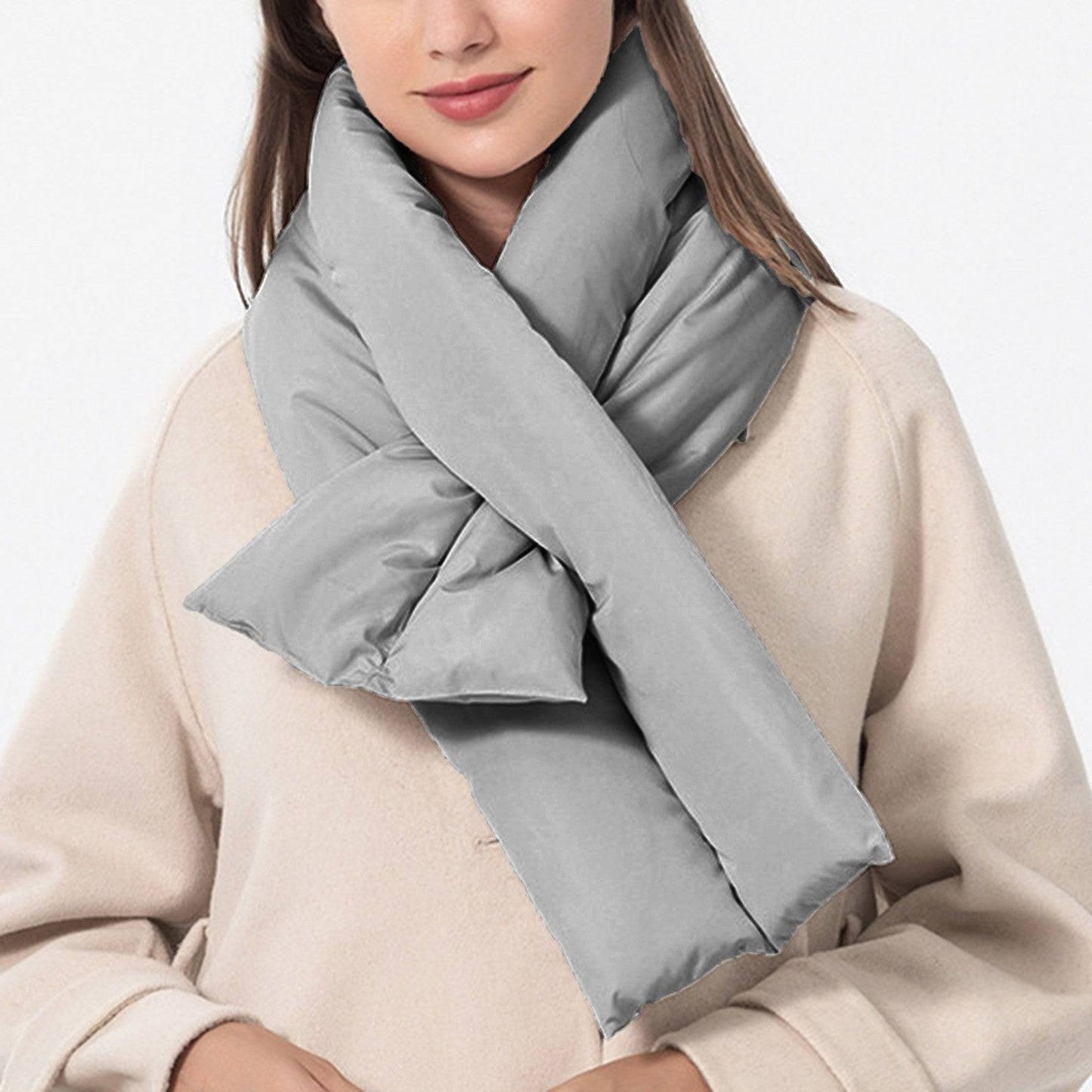 Winter Scarves Solid Color Anti Splashing Scarf - Xmaker