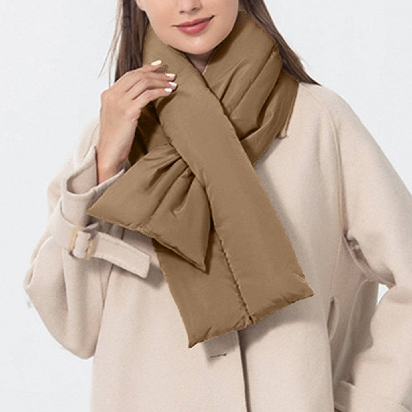 Winter Scarves Solid Color Anti Splashing Scarf - Xmaker