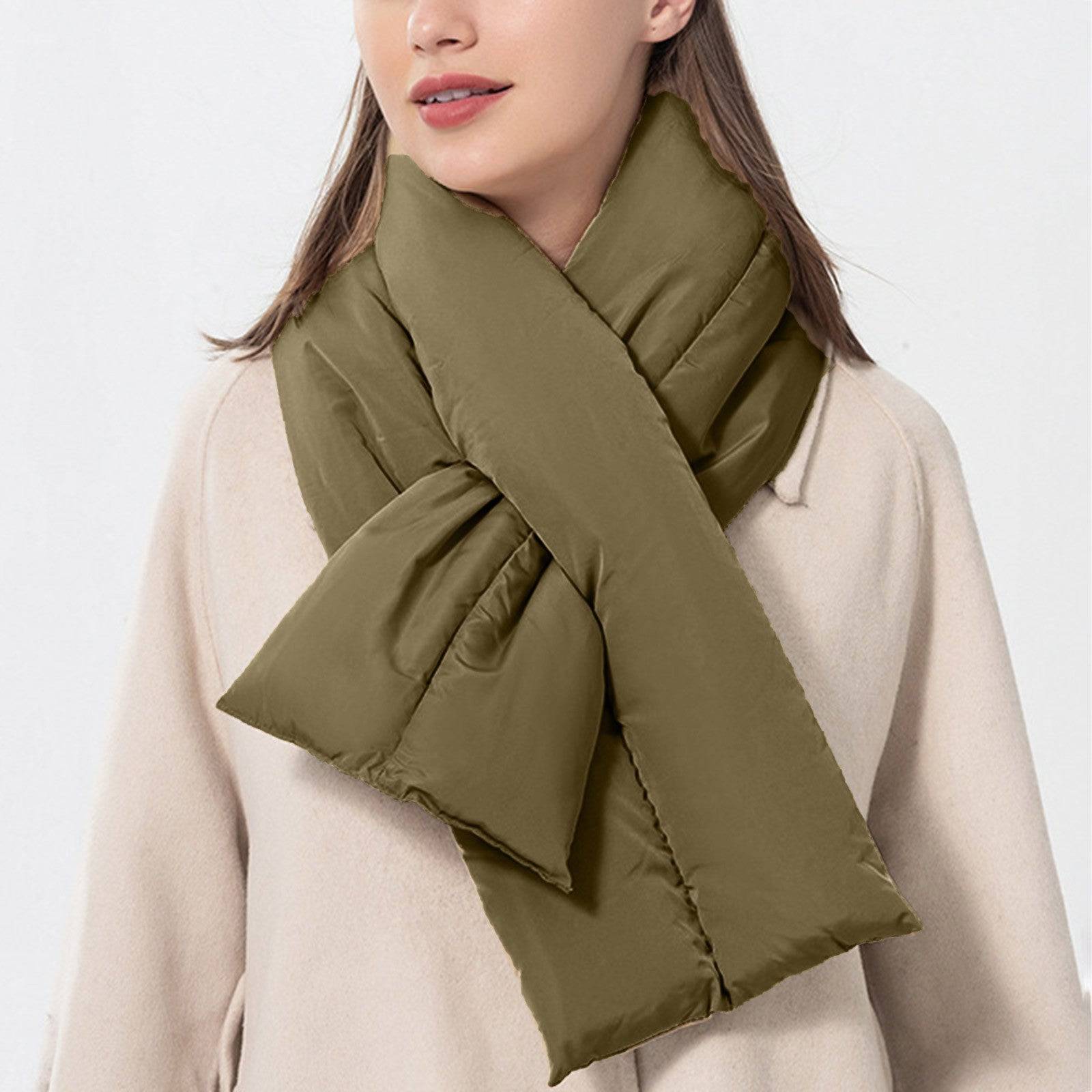 Winter Scarves Solid Color Anti Splashing Scarf - Xmaker