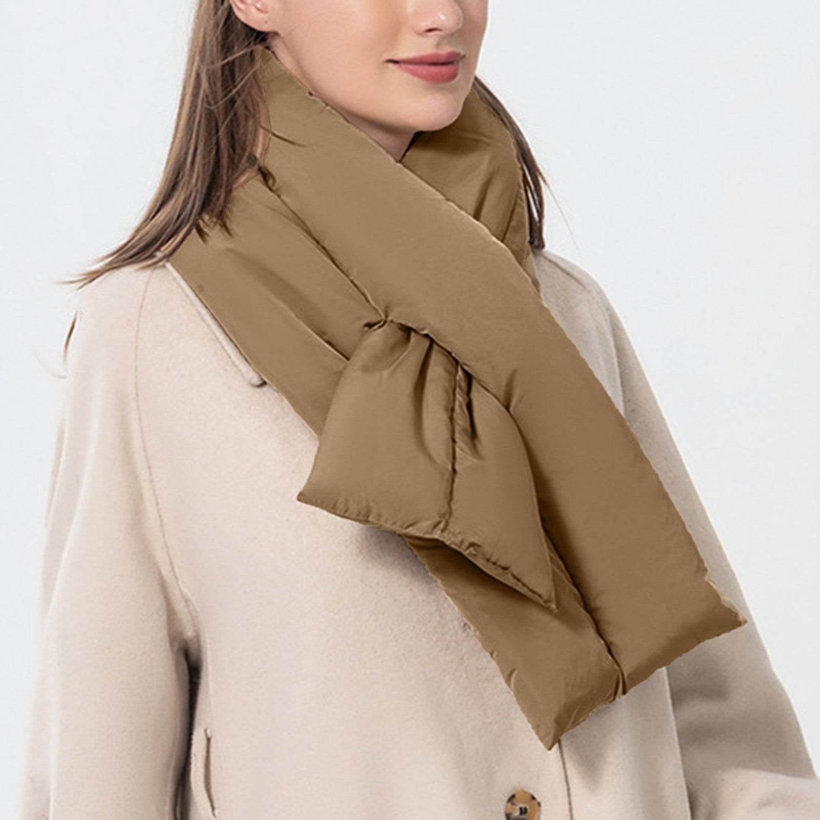 Winter Scarves Solid Color Anti Splashing Scarf - Xmaker