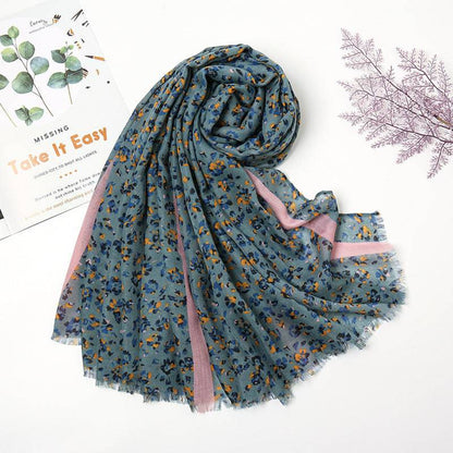 Retro Patchwork Bohemian Printed Cashew Scarf - Xmaker