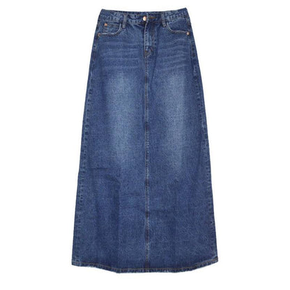 Wear Frayed Long Skirts Women's Long Skirts Denim Skirts - Xmaker