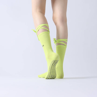 Lace-up Yoga Socks Leg Slimming Sports - Xmaker