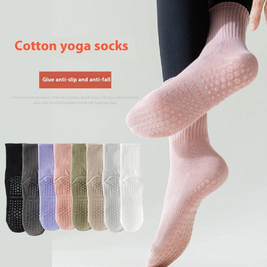 Women's Yoga Socks Tube Socks Fitness Dance Pilates Professional Non-slip Sports - Xmaker