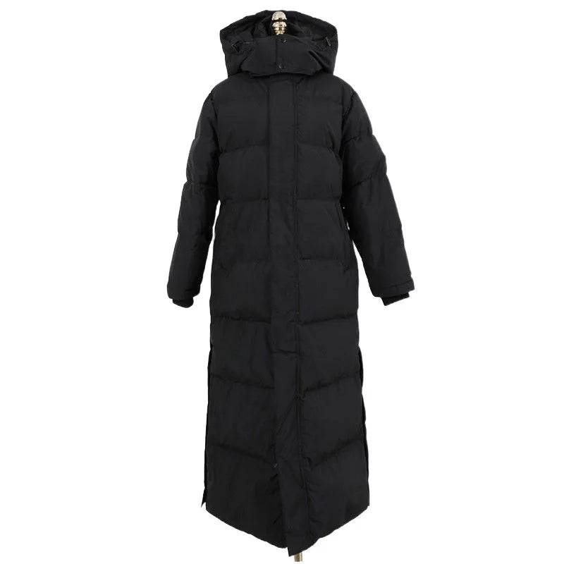 Women Outerwear Cotton Down Hood Fluff Coat - Xmaker