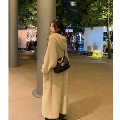 Hooded Cardigan Early Autumn Soft Glutinous Simple Coat - Xmaker