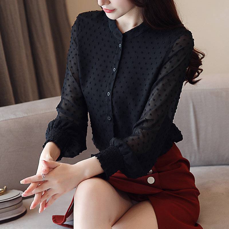 Woman Blouses Spring Long Sleeve Women Shirts - Xmaker