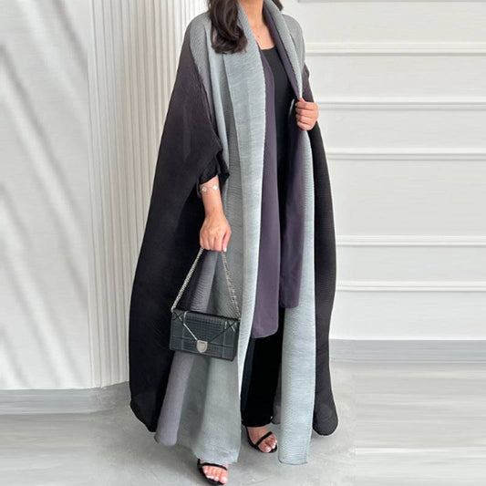 Shoulder Cloak Coat Pleated Loose Plus Size Scarf - Xmaker