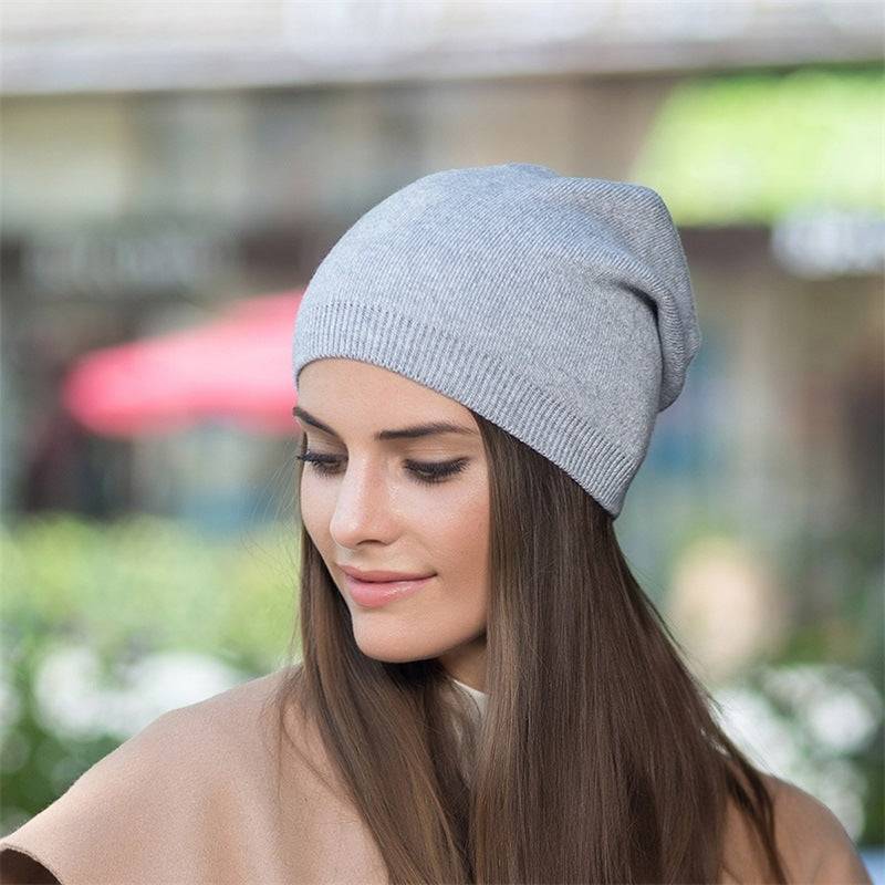 Women's Thin Knitted Woolen Cap - Xmaker