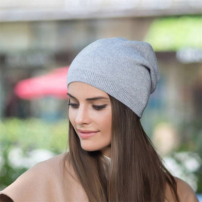 Women's Thin Knitted Woolen Cap - Xmaker