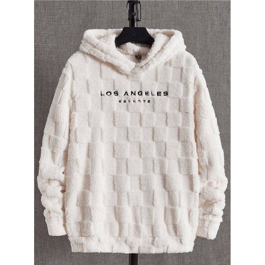 Hooded Loose Sweater Lamb Wool Pullover Coat - Xmaker