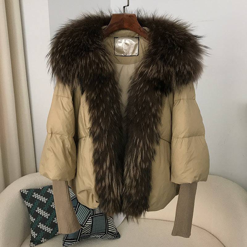 White Down Jacket Niche Design Women's - Xmaker