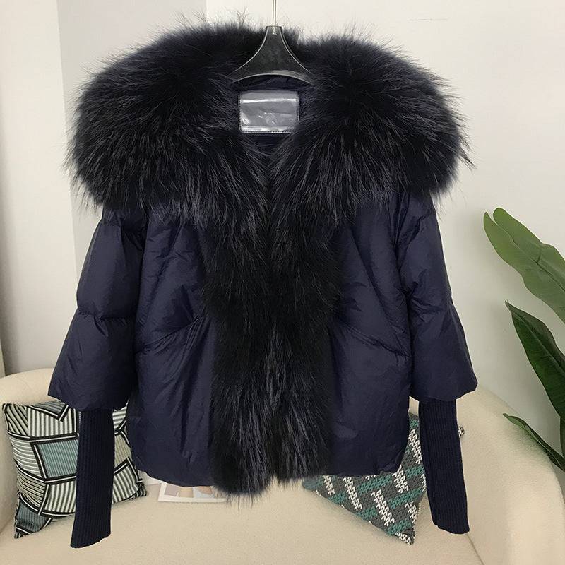 White Down Jacket Niche Design Women's - Xmaker