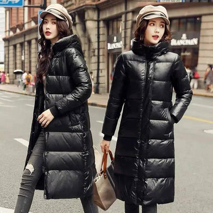 Long Jacket Winter Down Cotton Jacket Women's - Xmaker