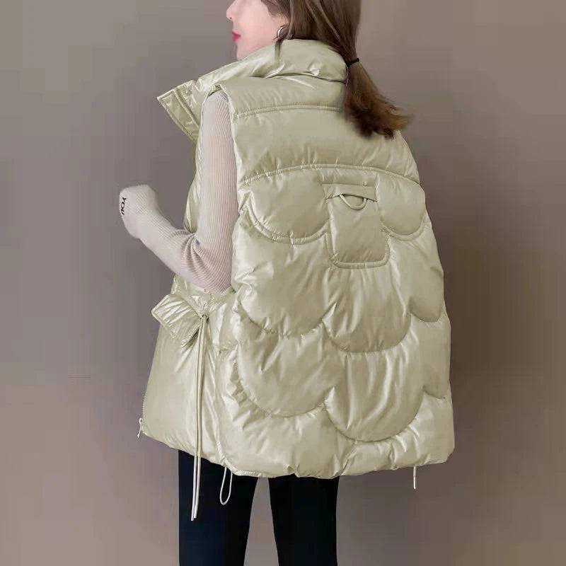 Women Down Cotton Hooded Overcoat Thick Windproof  Coat - Xmaker