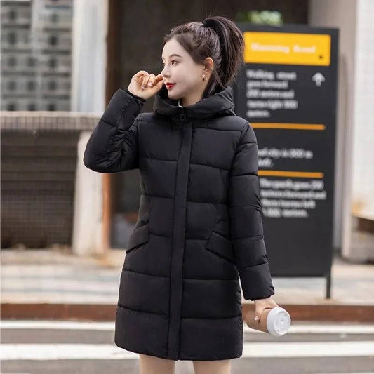 Women's  Heavy-Weight Coats Hooded Quilted Jacket - Xmaker