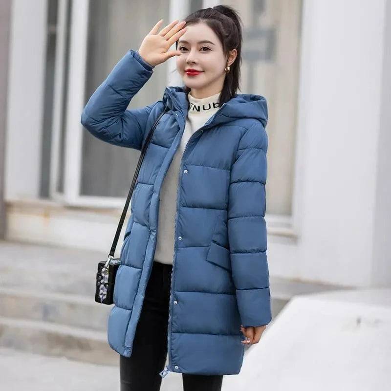 Women's  Heavy-Weight Coats Hooded Quilted Jacket - Xmaker