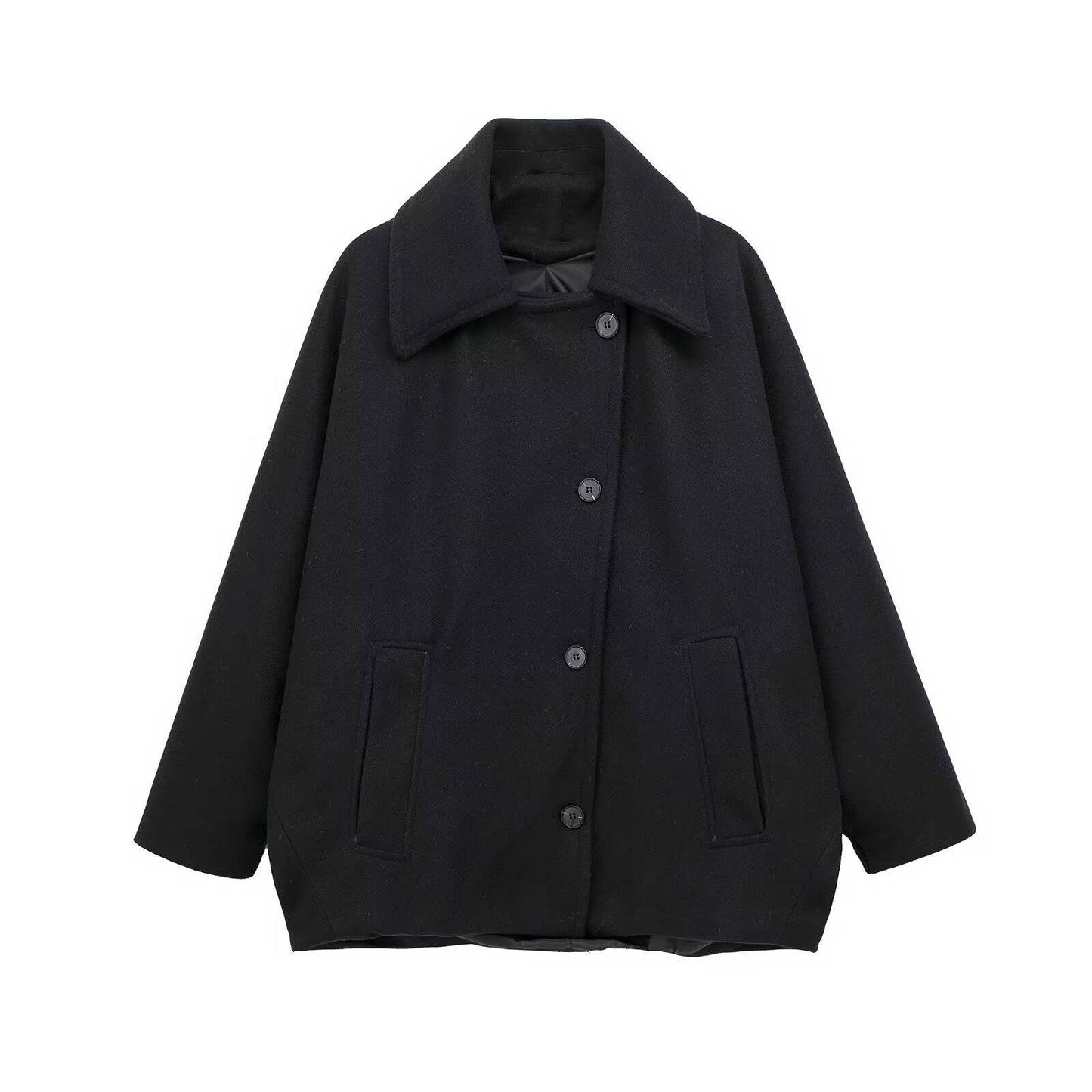 Autumn Wool Blended Short Coat - Xmaker