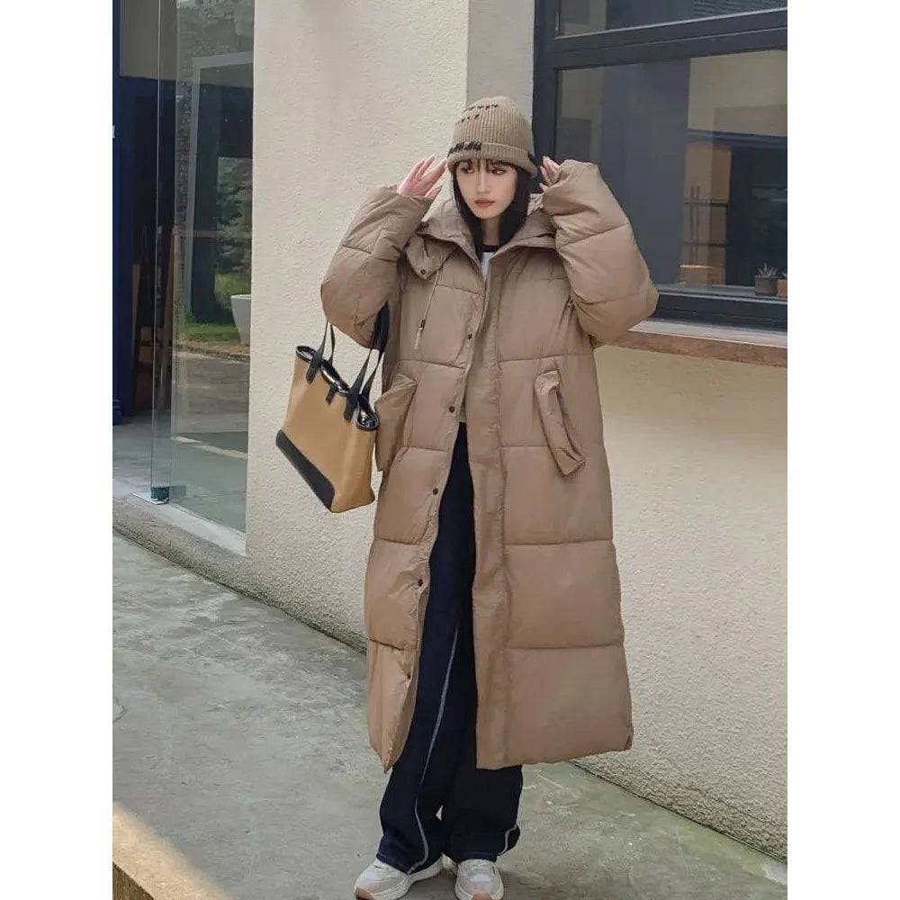 Women Winter Warm Long Coat - Xmaker