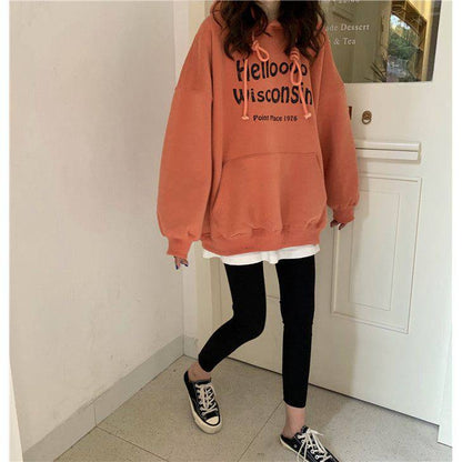 Loose-fitting Korean Style Coat Top - Xmaker