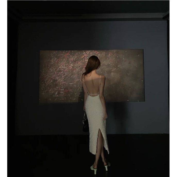 Plush Dress French Style Dress Long Dress Royal Sister Style Ladies Long Dress - Xmaker