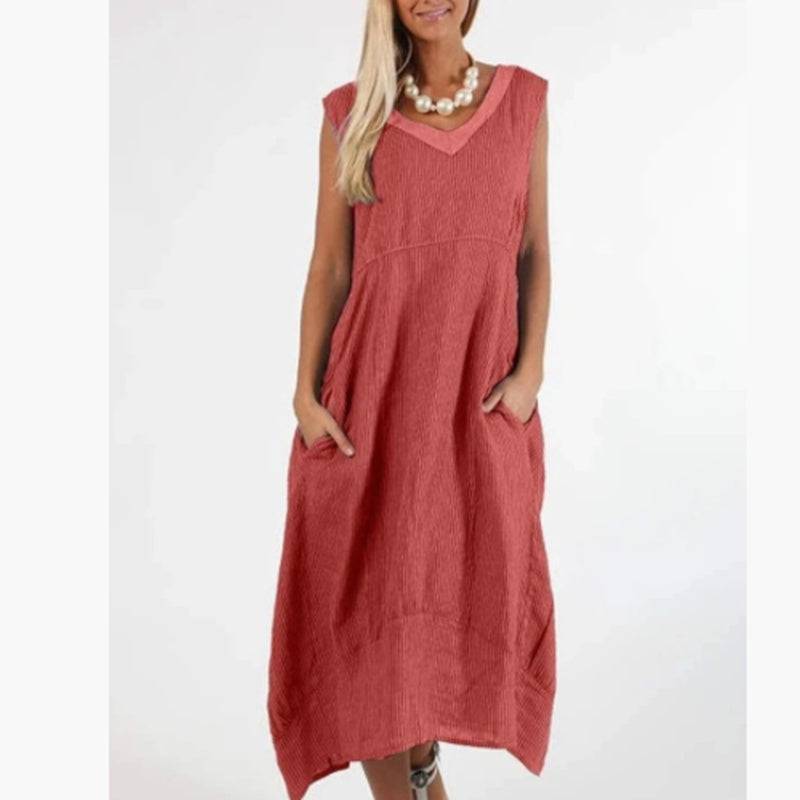 Sleeveless long dress - Xmaker