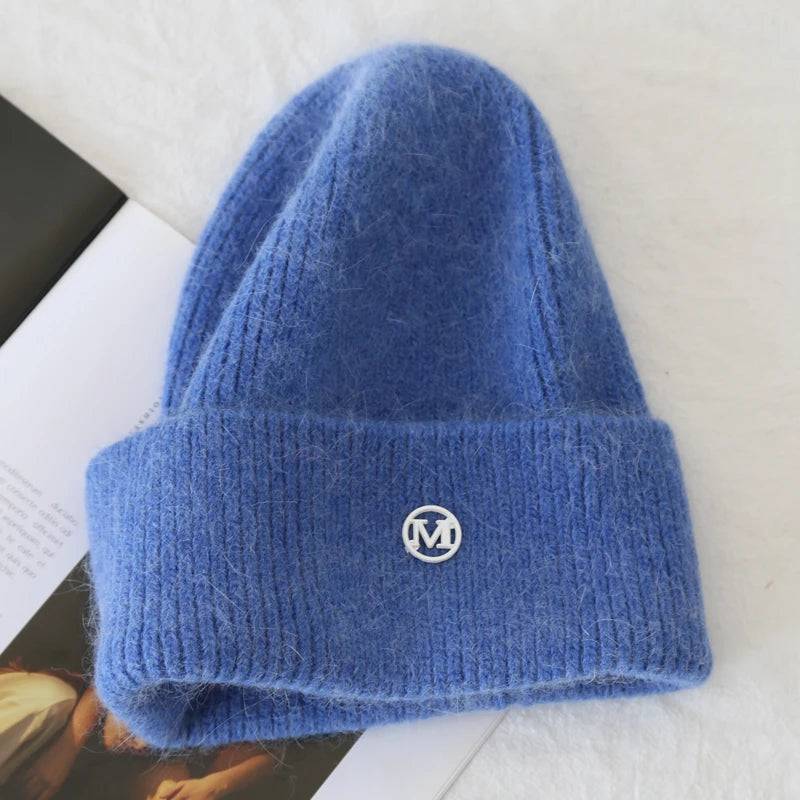 Cashmere Wool Soft Knitted Hat