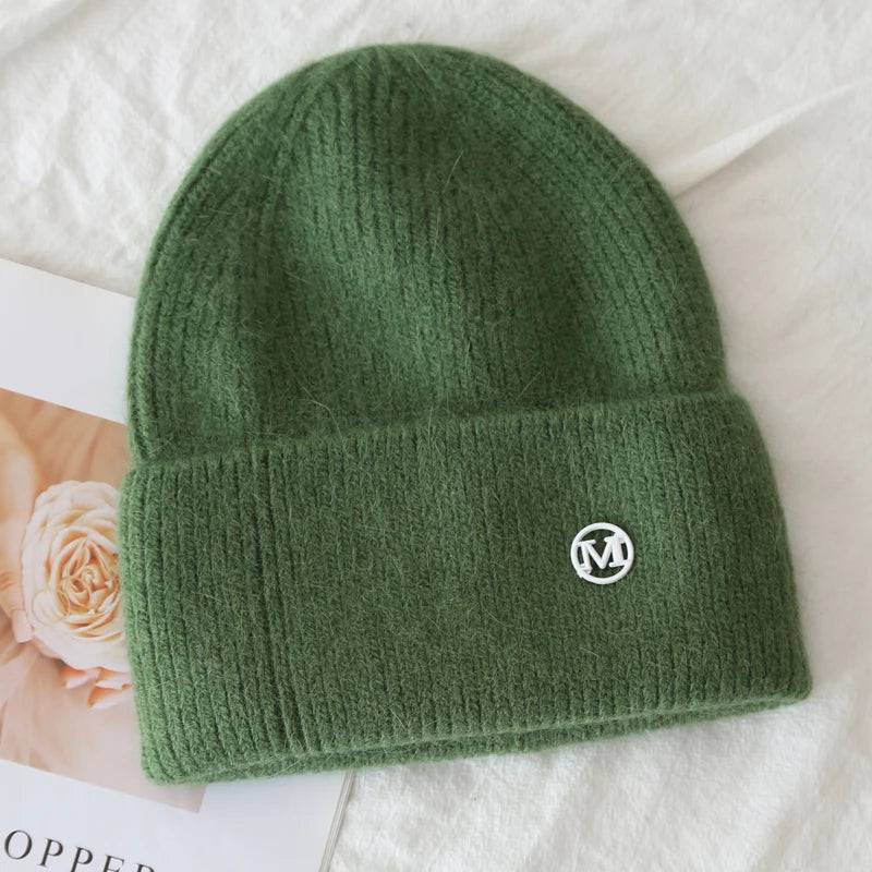 Cashmere Wool Soft Knitted Hat