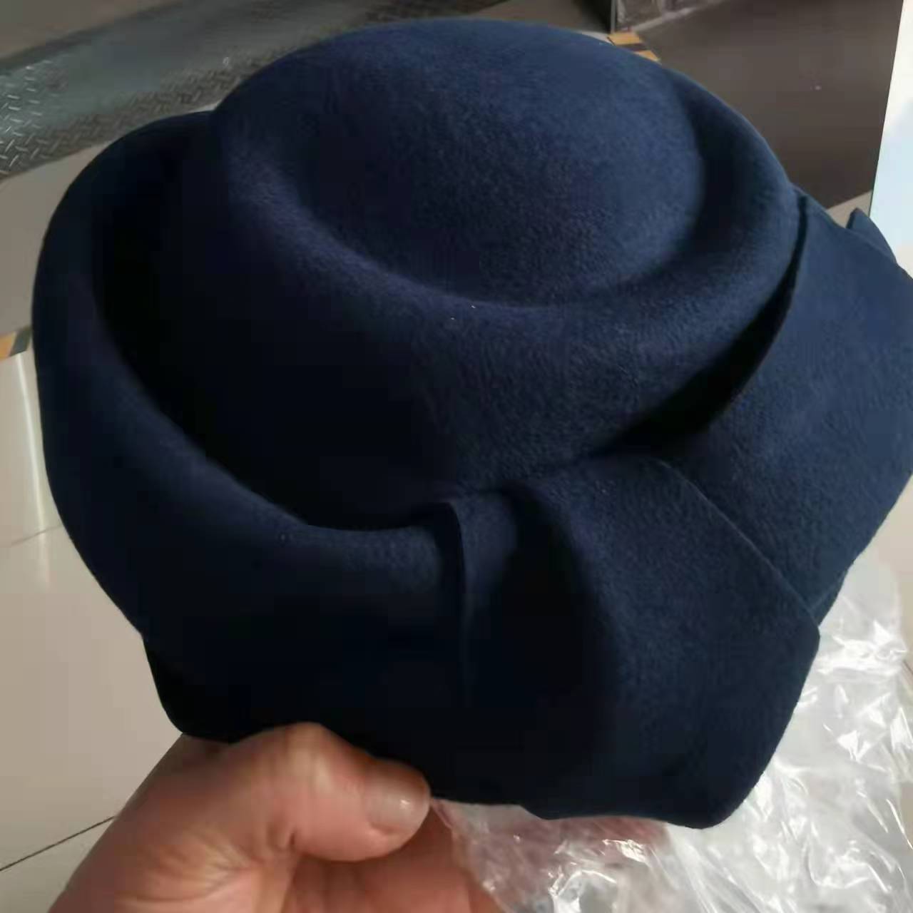 Wool Woolen Hat Bowknot Beret - Xmaker