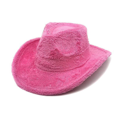 Women Western Cowboy Hat Woolen Hat - Xmaker