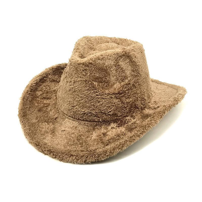 Women Western Cowboy Hat Woolen Hat - Xmaker