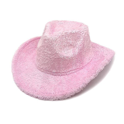 Women Western Cowboy Hat Woolen Hat - Xmaker