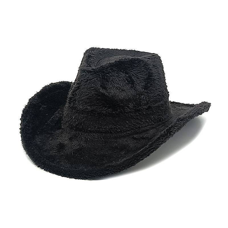 Women Western Cowboy Hat Woolen Hat - Xmaker