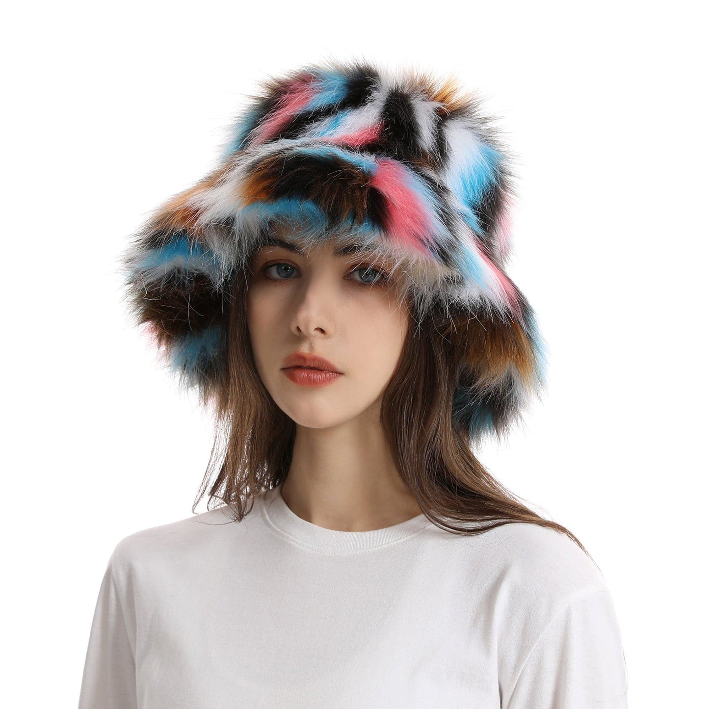 Women's Bucket Hat Warm Plush Hat - Xmaker