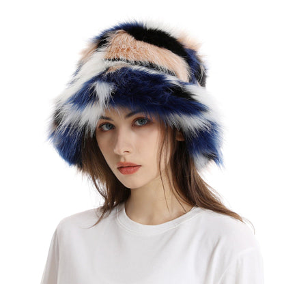 Women's Bucket Hat Warm Plush Hat - Xmaker