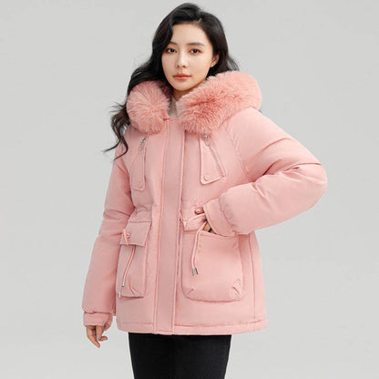 Horn Button Parka Women's Loose - Xmaker