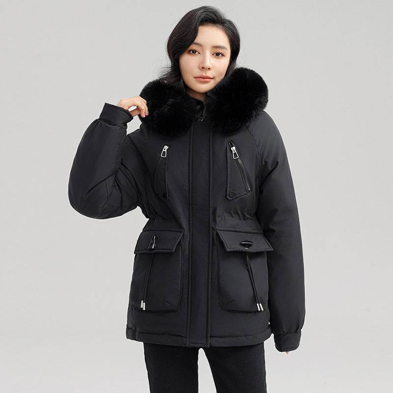 Horn Button Parka Women's Loose - Xmaker