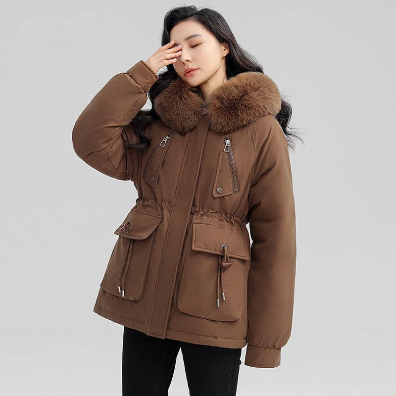 Horn Button Parka Women's Loose - Xmaker