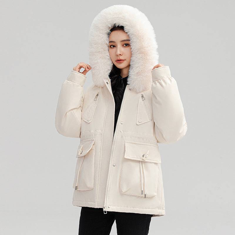 Horn Button Parka Women's Loose - Xmaker