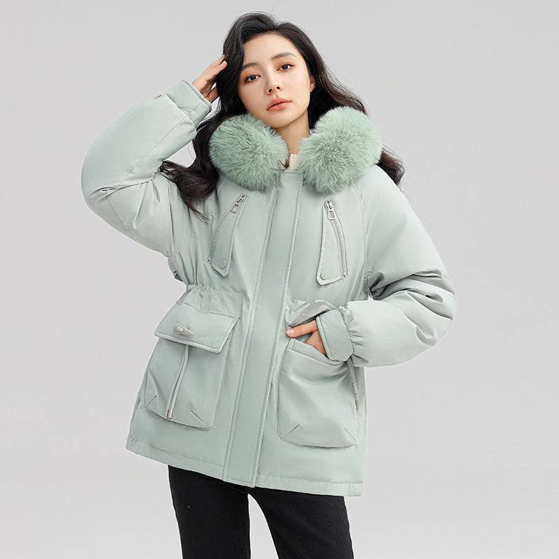 Horn Button Parka Women's Loose - Xmaker