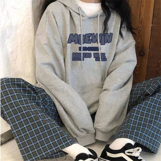 Women's Korean-style Loose Hoodie - Xmaker