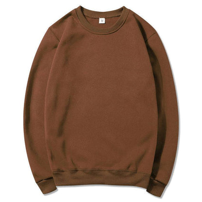 Oversized pullover round neck sweatshirt