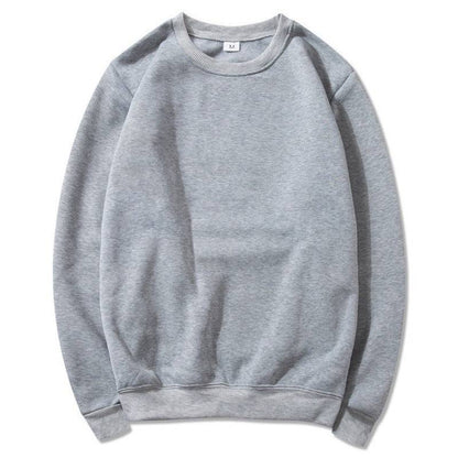 Oversized pullover round neck sweatshirt