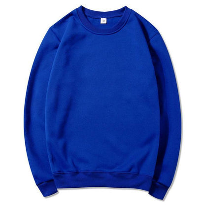 Oversized pullover round neck sweatshirt