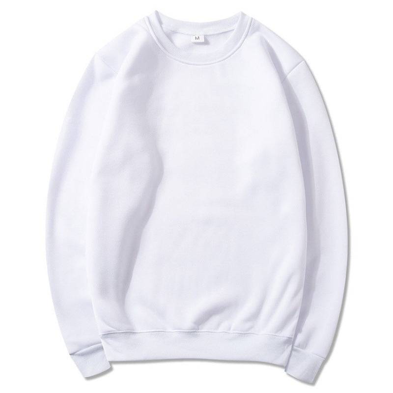 Oversized pullover round neck sweatshirt