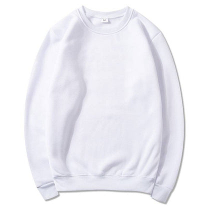 Oversized pullover round neck sweatshirt