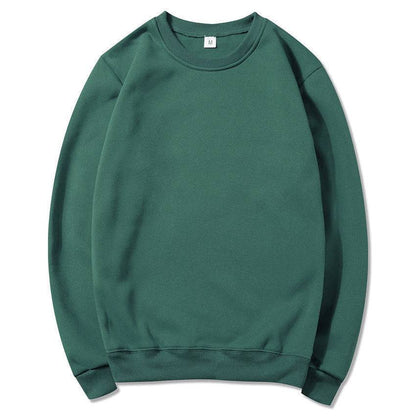 Oversized pullover round neck sweatshirt