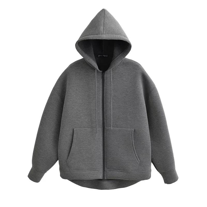 Women's Oversize Hoodie with zipper - Xmaker