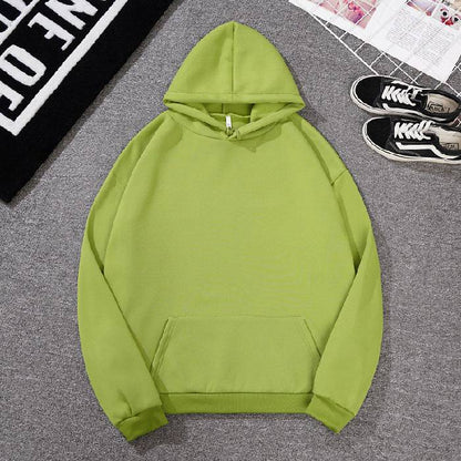 Blank Solid Color Hoodie Sweater - Xmaker