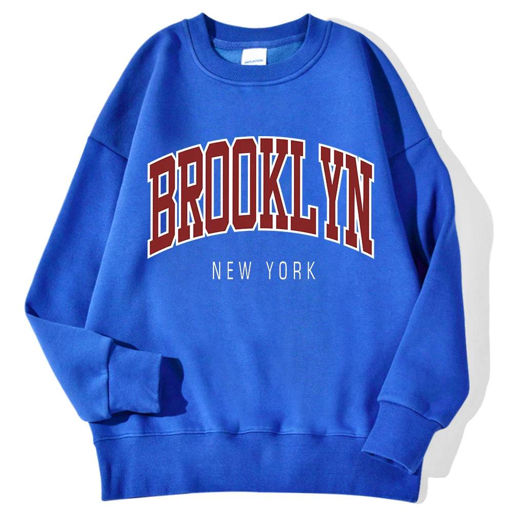 Brooklyn Work Printed Hoodies Women - Xmaker